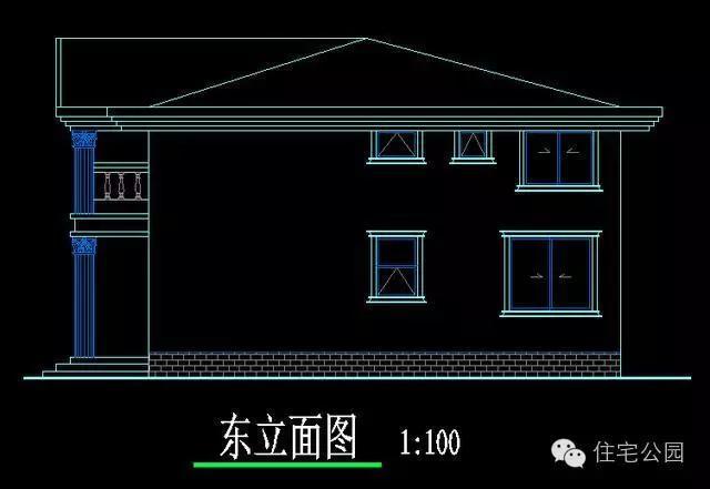 南宫28盖一栋双拼别墅只须32万全套CAD图纸可指挥施工(图3)